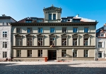 Das Gebäude der Stadtbibliothek der Hansestadt Stralsund von vorne