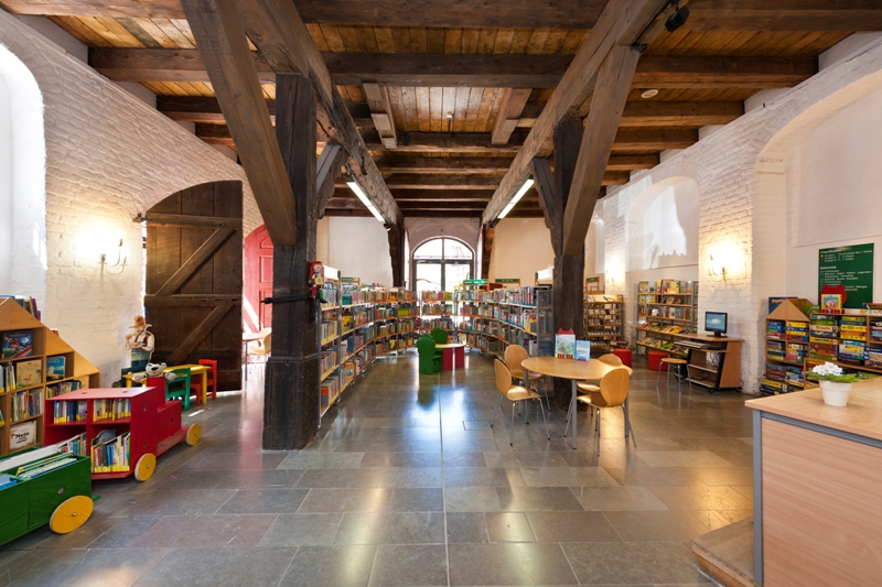 Interior view children´s library Stralsund, photo: Jörn Lehmann